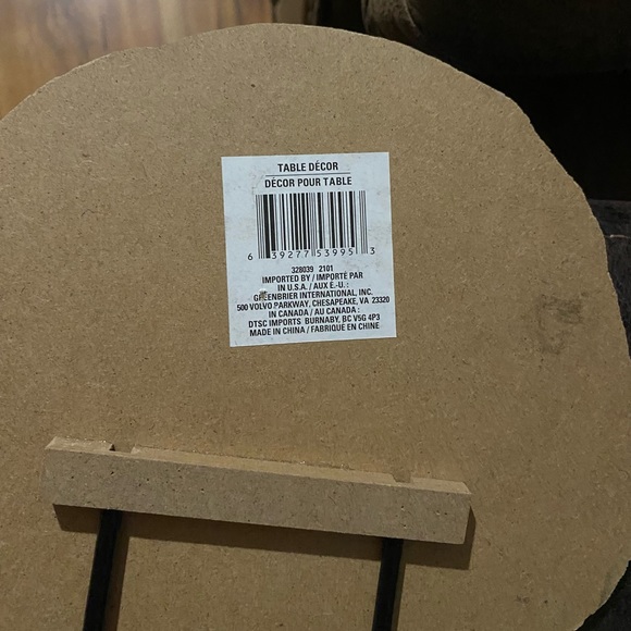 Amethyst Wooden Table Decor By Greenbrier International, Inc. - Picture 3 of 11